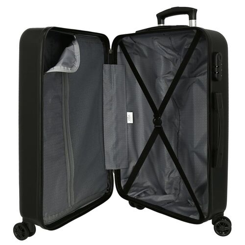 Disney Mickey Outline ABS pack 2 trolley suitcases 55cm & 65cm