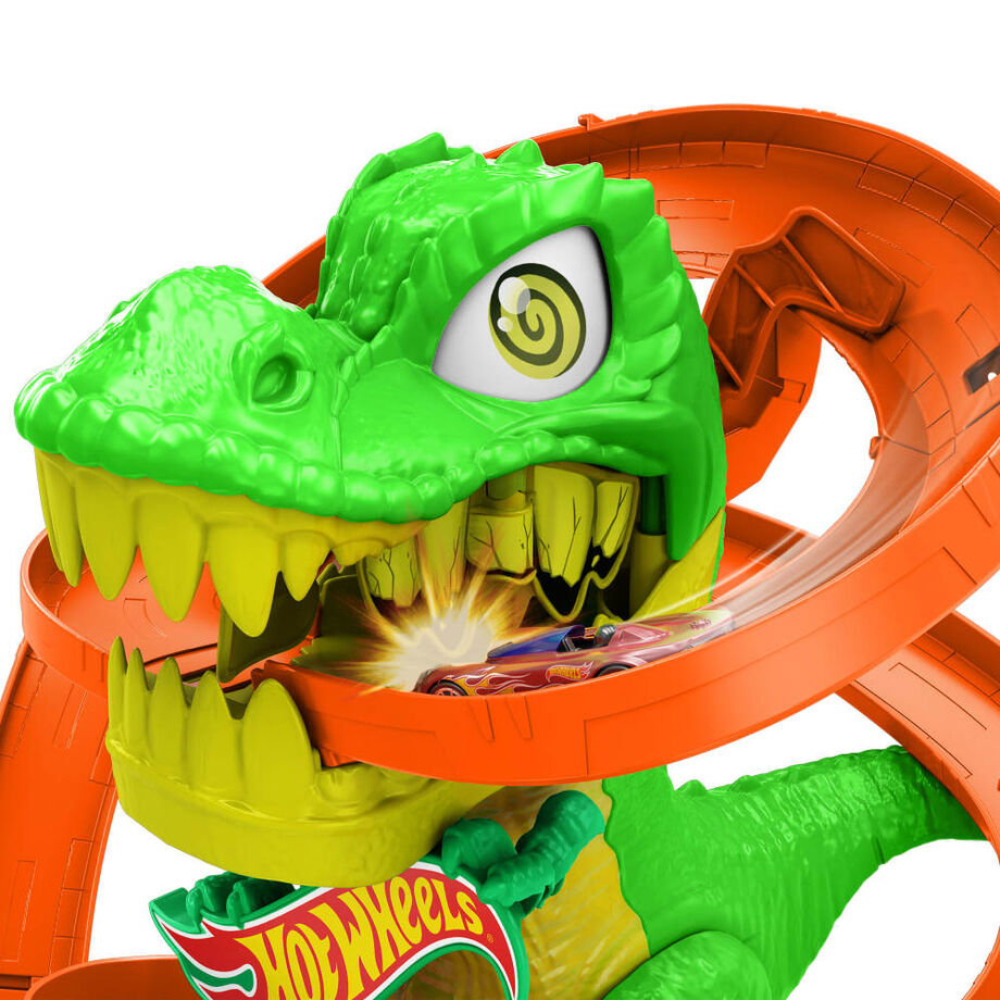 Hot Wheels City T-Rex Blaze Battle