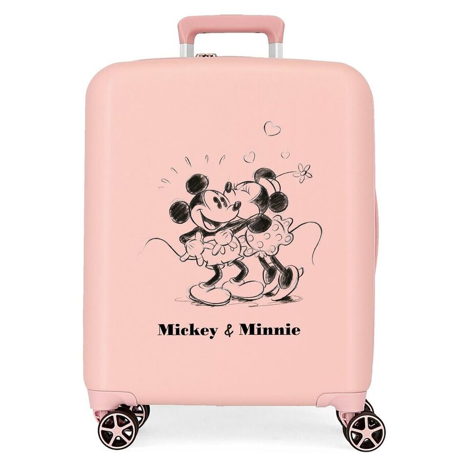 Disney Mickey & Minnie Kisses ABS trolley suitcase 55cm I
