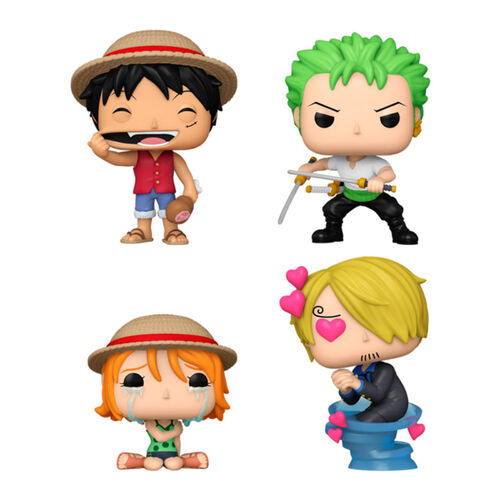 POP pack 4 figures One Piece Exclusive I