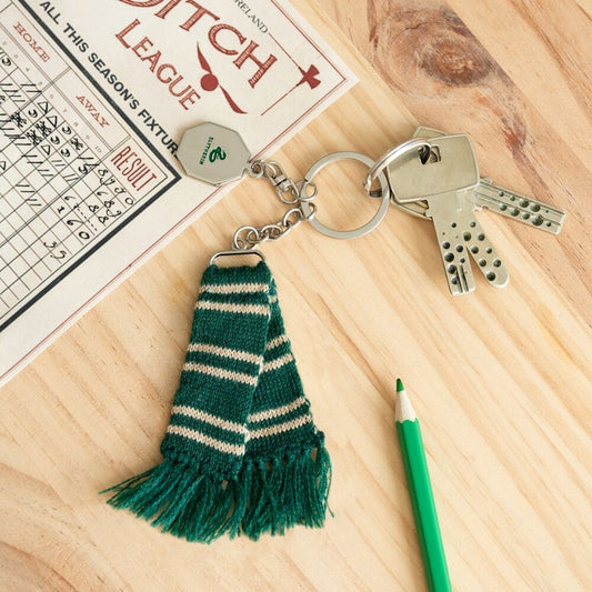 Harry Potter Slytherin scarf keychain