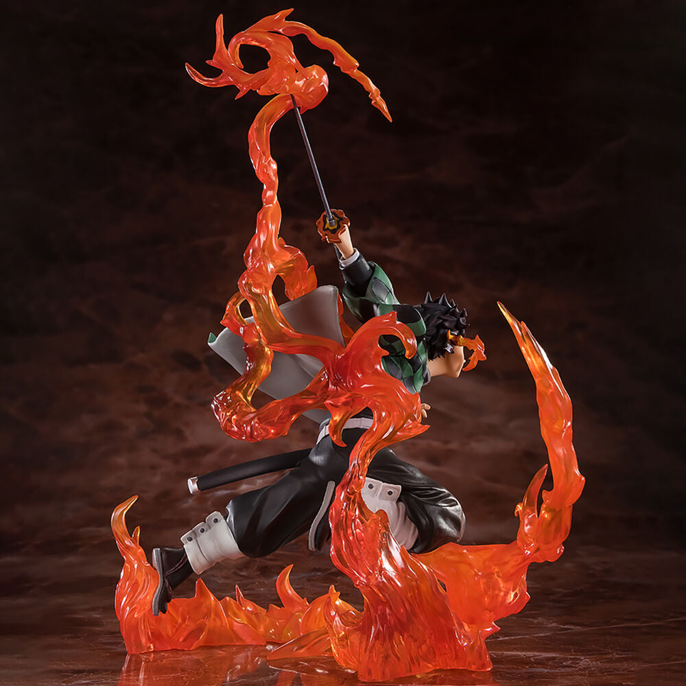 Demon Slayer Kimetsu no Yaiba Tanjiro Kamado Kyojuro Rengokus Sword Guard figure 19,5cm
