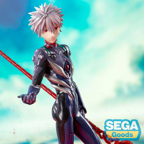 Evangelion 3.0 + 1.0 Thrice Upon a Time Kaworu Nagisa X Spear of Longinus Luminasta figure 21cm