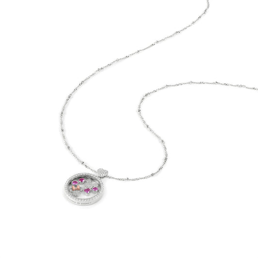 Disney Mickey Minnie necklace silver
