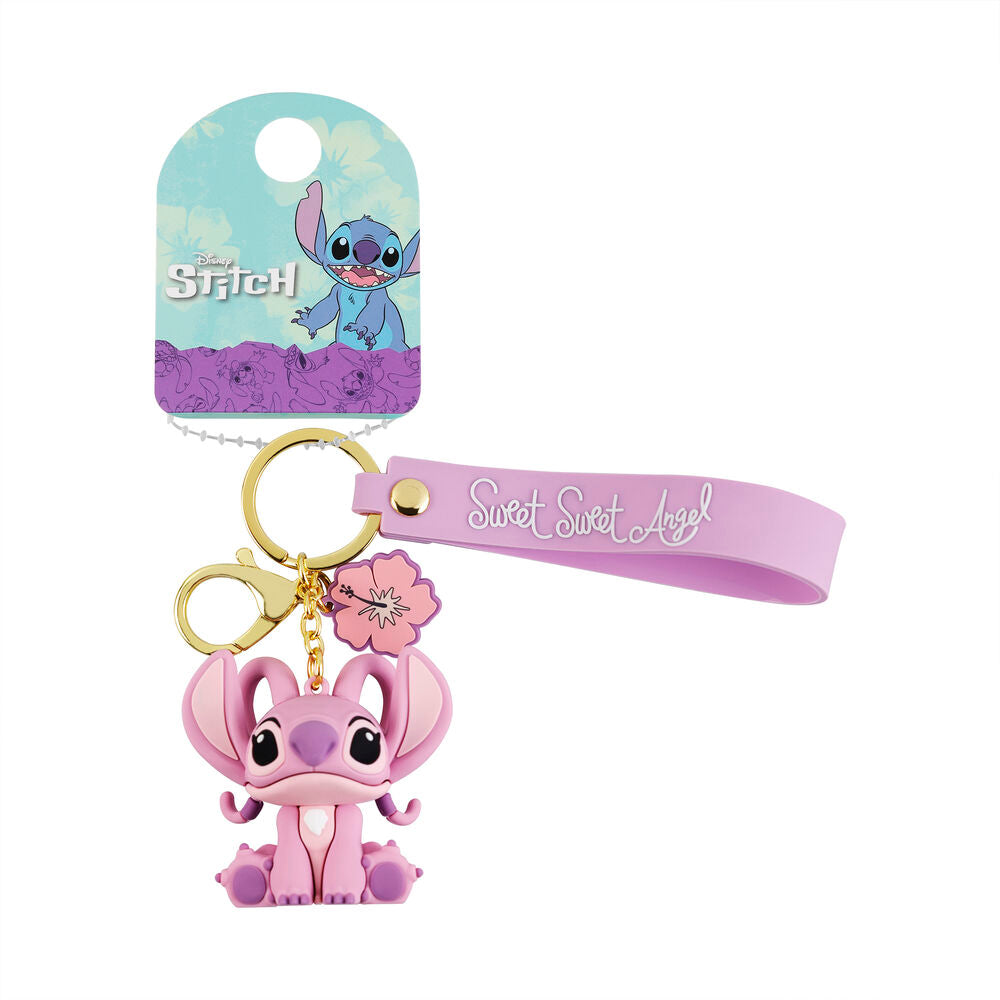 Disney Stitch Angel keychain