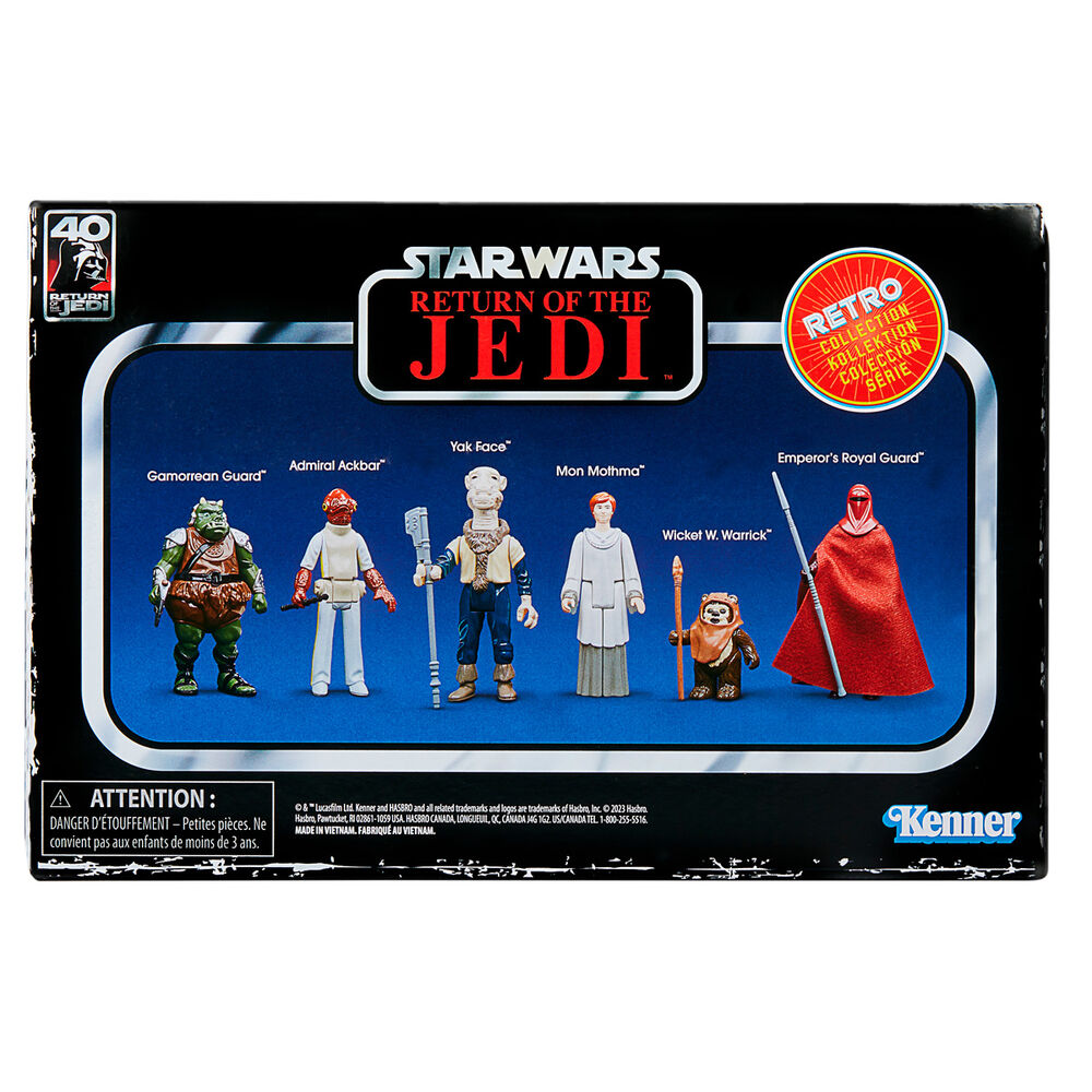 Star Wars Return of the Jedi Retro Collection figure 9,5cm set 6 pack