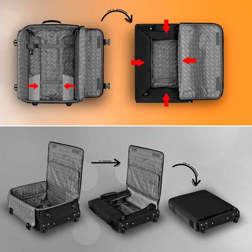 Disney Mickey Surprise foldable trolley suitcase 55cm
