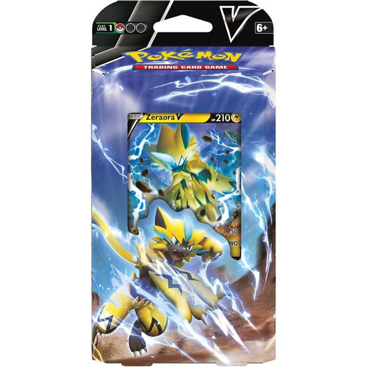 English Pokemon Deoxys vs Zeraora V Battle Deck collectible playing cards