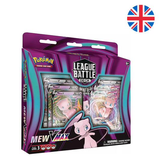 English Pokemon Mew VMax Deck of collectible playing cards