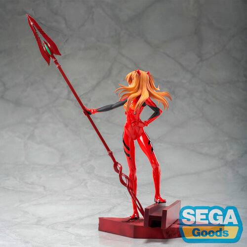 Evangelion 3.0 + 1.0 Thrice Upon a Time Asuka Shikinami Langley Spear of Cassius Luminasta figure 20cm