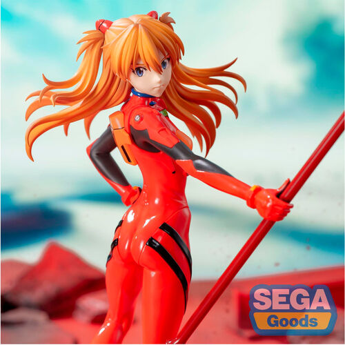 Evangelion 3.0 + 1.0 Thrice Upon a Time Asuka Shikinami Langley Spear of Cassius Luminasta figure 20cm