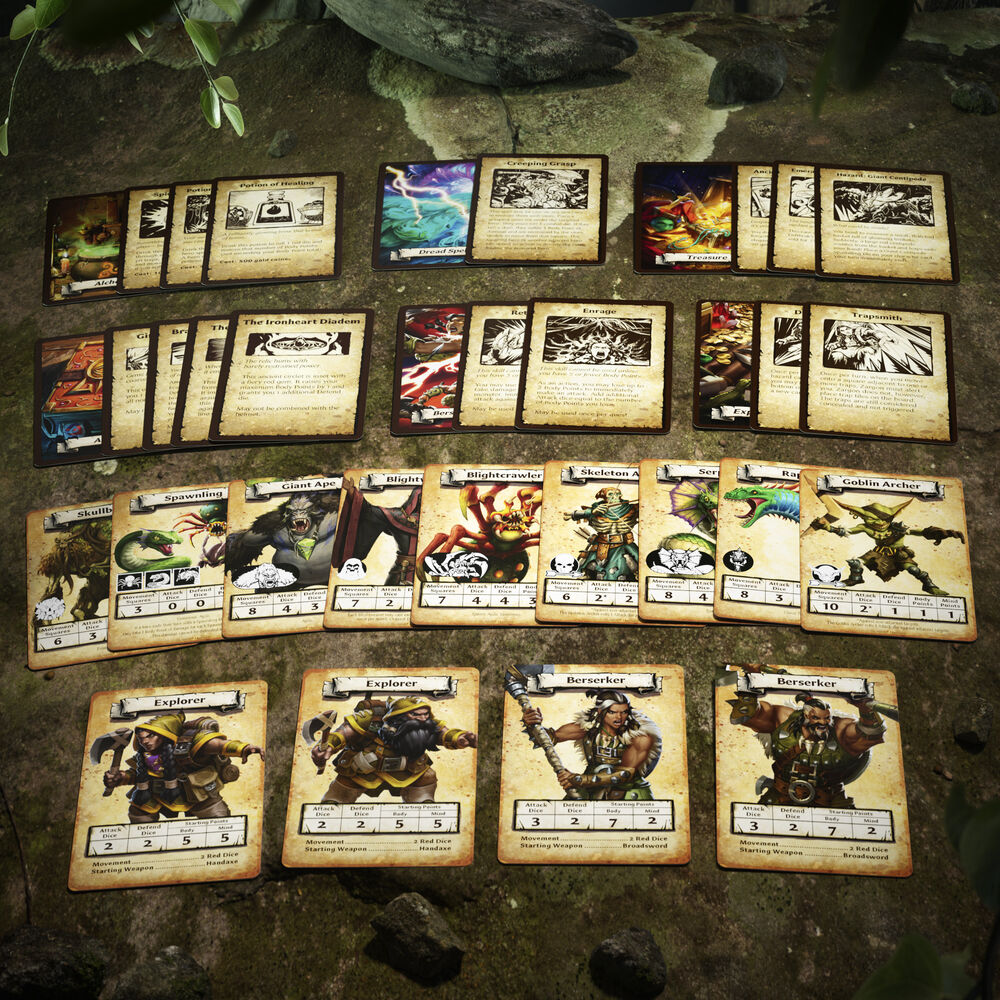 English Heroquest Jungles of Delthark Expansion Board game