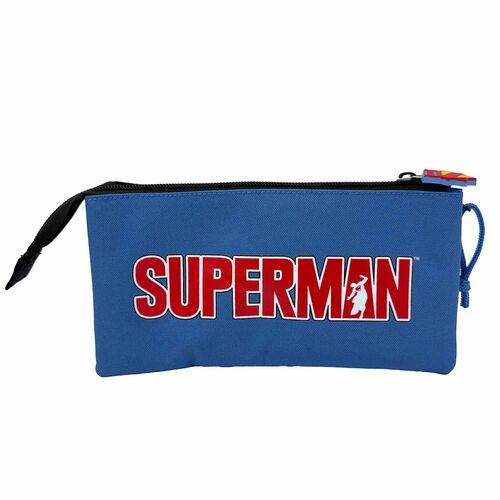 DC Comics Superman Logo triple pencil case