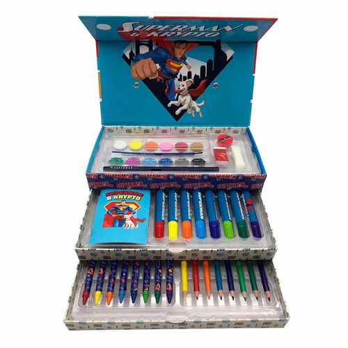 DC Comics Superman Colouring stationery case