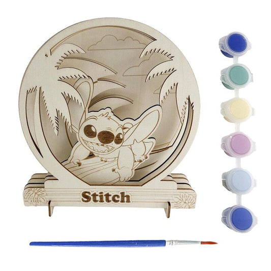 Disney Stitch colouring figure