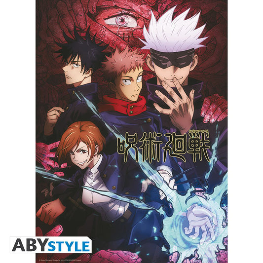 Group Artwork Poster Jujutsu Kaisen 52 x 38 cms