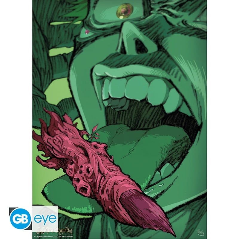 JUJUTSU KAISEN - Poster Chibi 52x38 - Itadori eating a finger