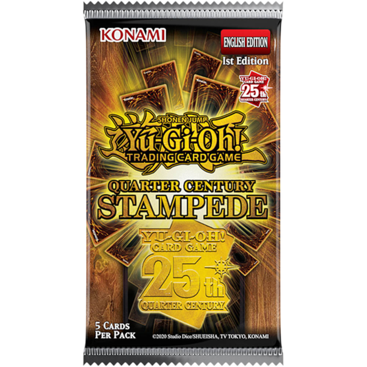 Yu-Gi-Oh! TCG Quarter Century Stampede Booster Box 24 Packs Konami (ENG)