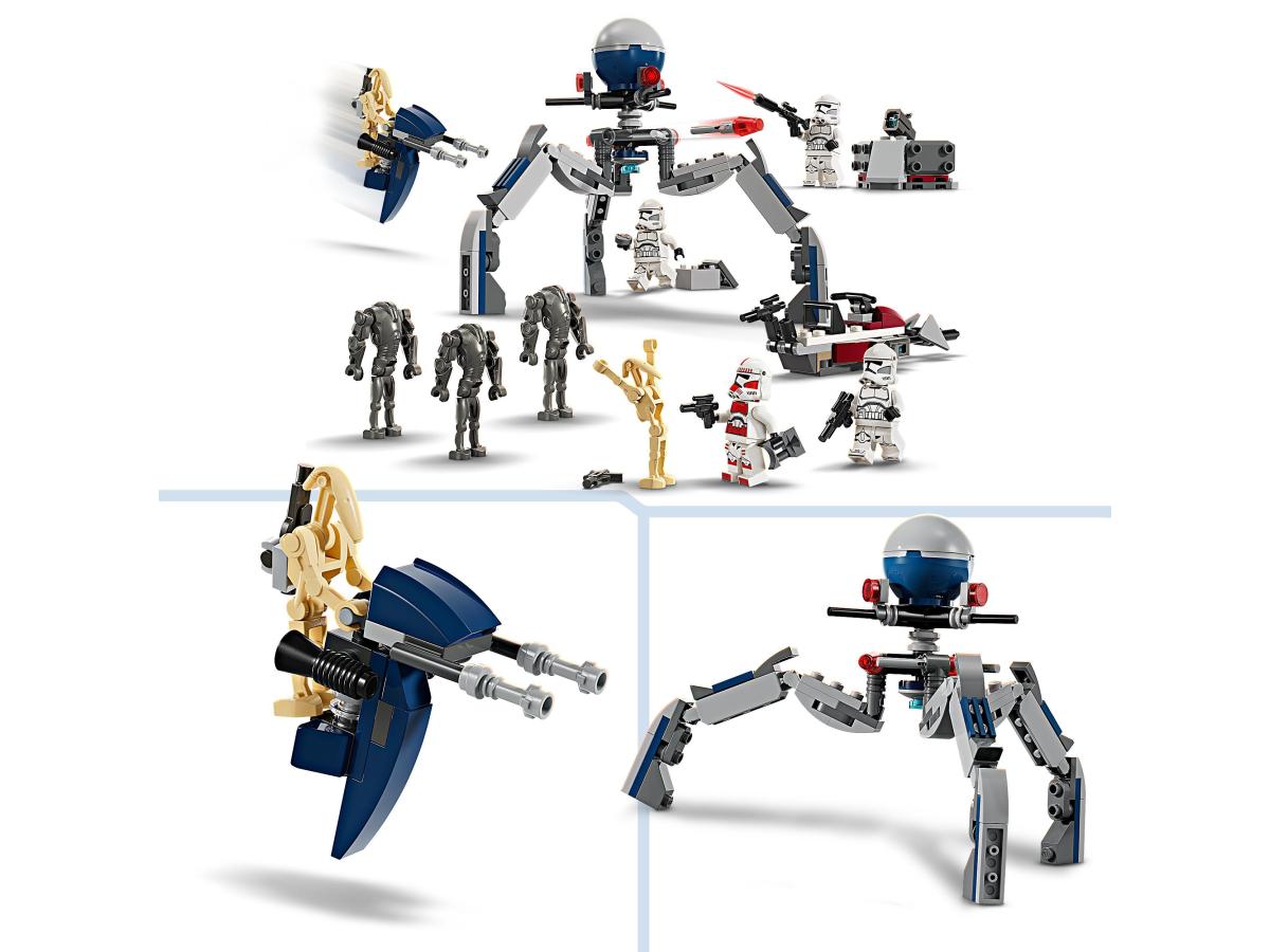 LEGO STAR WARS 75372 - CLONE TROOPER & BATTLE DROID BATTLE PACK