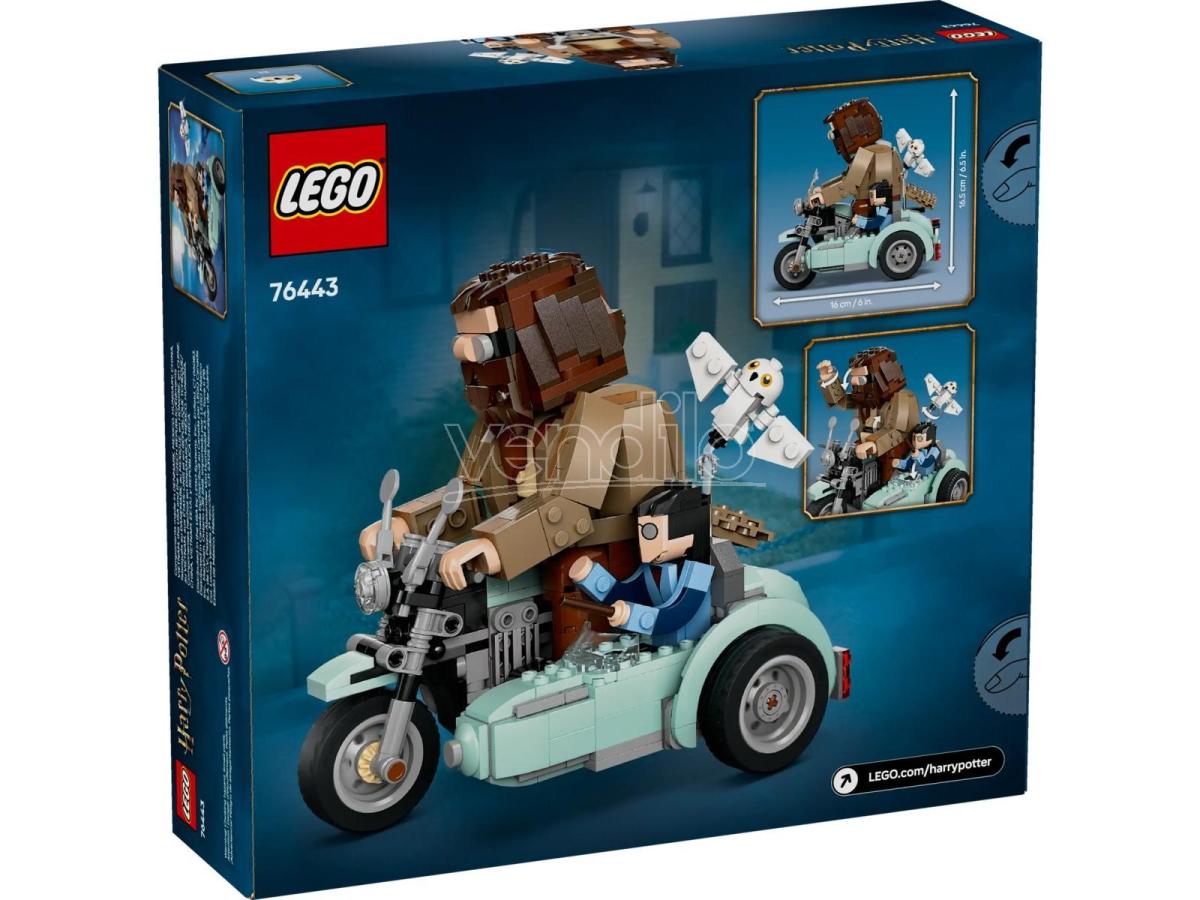 LEGO HARRY POTTER 76443 - HAGRID AND HARRY SIDECAR RIDE