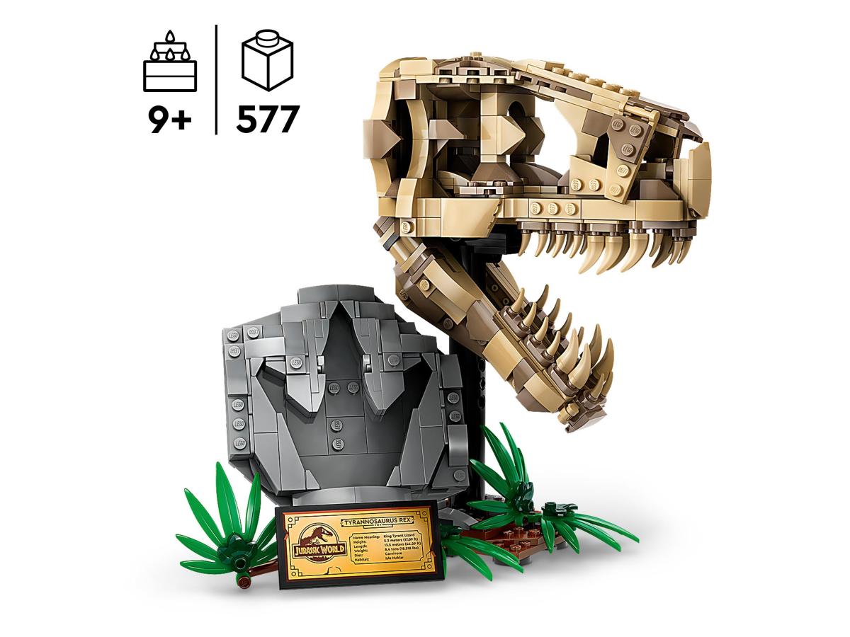 LEGO JURASSIC WORLD 76964 - DINOSAUR FOSSILS: T.REX SKULL