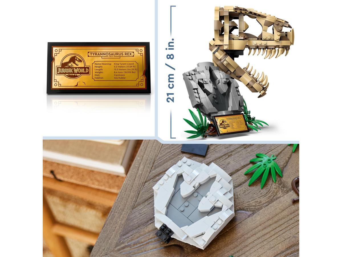 LEGO JURASSIC WORLD 76964 - DINOSAUR FOSSILS: T.REX SKULL