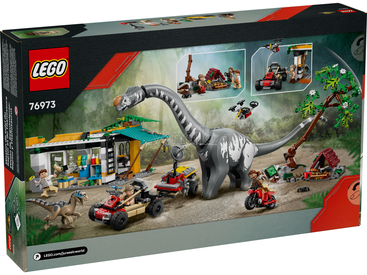 LEGO JURASSIC WORLD 76973 - IN SEARCH OF THE RAPTOR AND THE TITANOSAUR