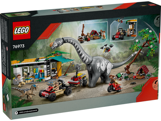 LEGO JURASSIC WORLD 76973 - IN SEARCH OF THE RAPTOR AND THE TITANOSAUR