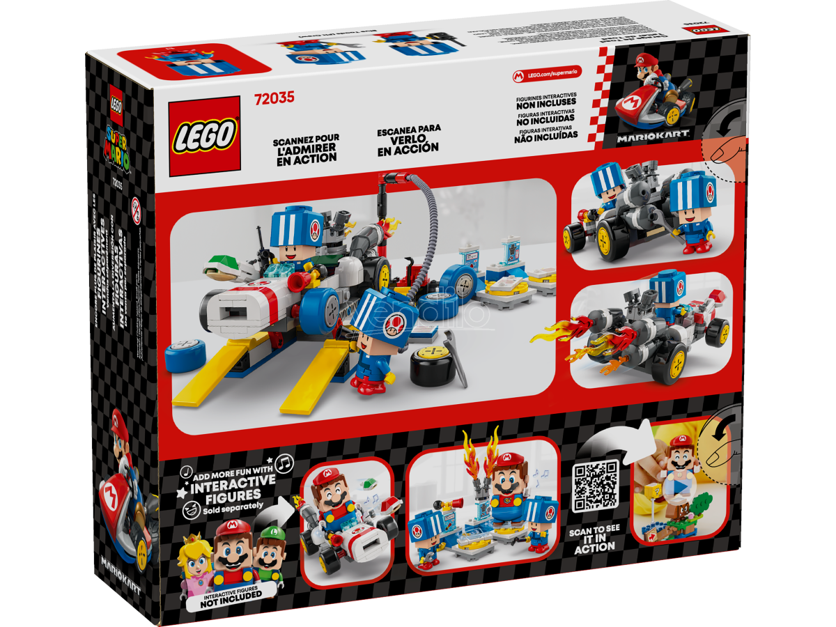 LEGO SUPER MARIO 72035 - MARIO KART: TOAD'S WORKSHOP