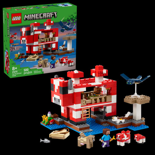 LEGO MINECRAFT 21270 - THE MOOSHROOM HOUSE