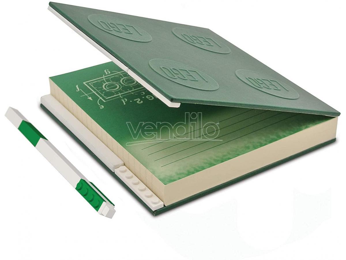 Lego Notebook Notepad 176 Sheets with Pen Green15 x 15 cm JoyToy