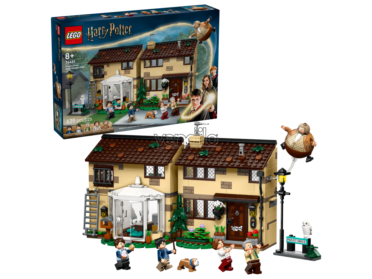 LEGO HARRY POTTER 76451 - PRIVET DRIVE: AUNT MARGE'S VISIT