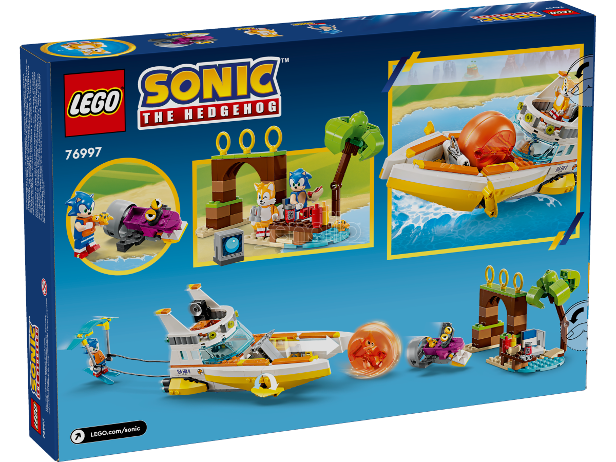 LEGO SONIC 76997 - TAILS' ADVENTURES AIRBOAT