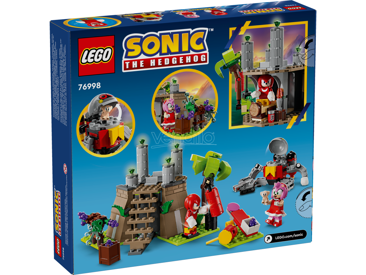LEGO SONIC 76998 - KNUCKLES AND THE SHRINE OF THE MSTER EMERALD