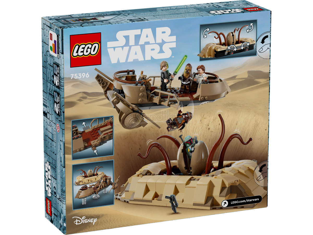 LEGO STAR WARS 75396 - Desert Skiff & Sarlacc Pit
