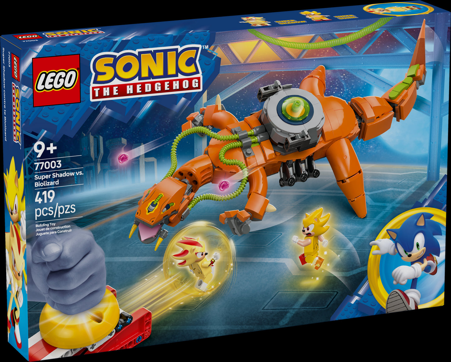 LEGO SONIC 77003 - SUPER SHADOW VS BIOLIZARD