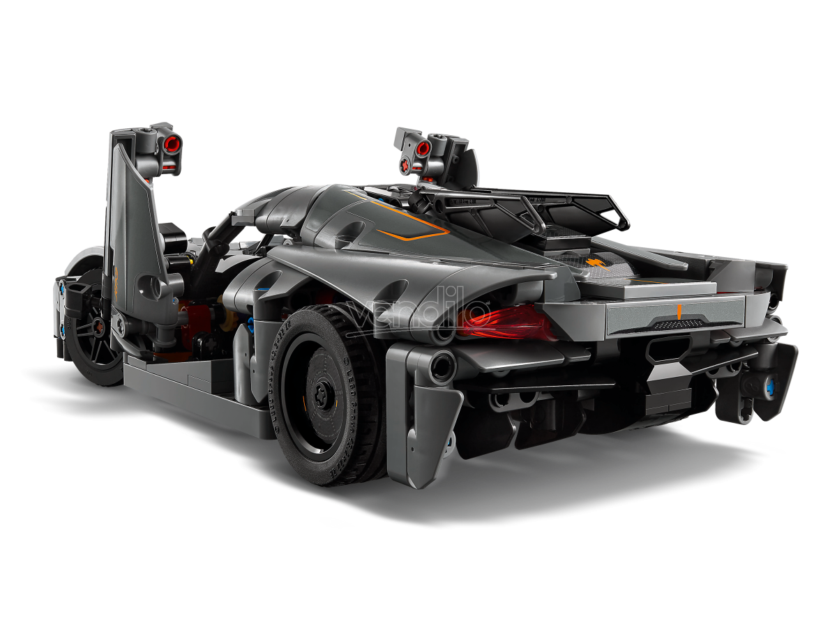 LEGO TECHNIC 42173 - Koenigsegg Jesko Absolut Hypercar Grey