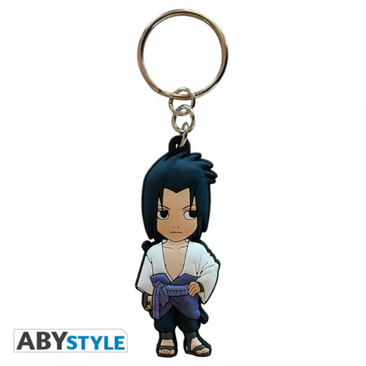 Naruto Shippuden Keychain Pvc Sasuke