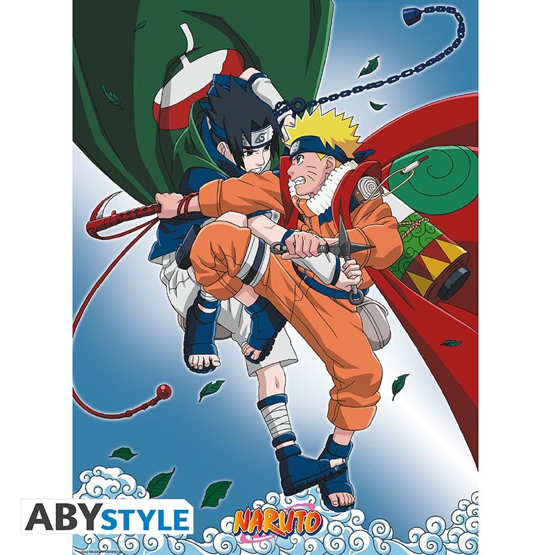 Naruto - Poster "naruto Vs Sasuke" (52x38)