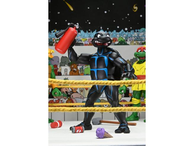 Ninja Turtles Teenage Mutant Stump Wrestling pack 4 figures 18cm