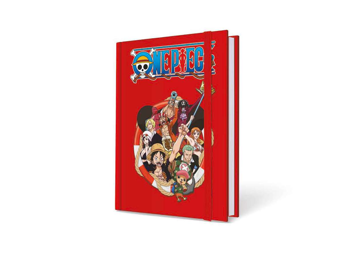 One Piece Cappello Di Paglia Crew Red A5 Agenda Taccuino Marpimar