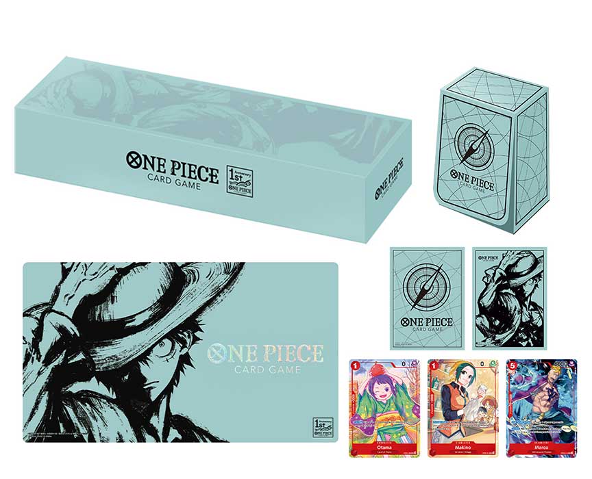 ONE PIECE CARD GAME JAPANESE 1ST ANNIVERSARY SET EU ANIME ONE (ENG)