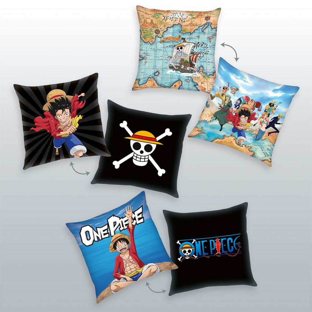 One Piece Cuscinos 3-pack Characters 40 X 40 Cm Herding