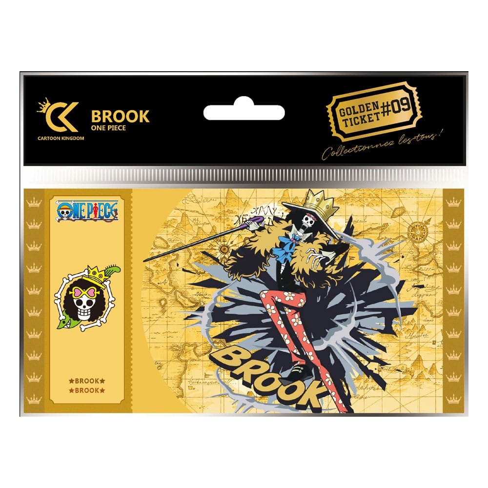 One Piece Golden Ticket -09 Brook Case Cartoon Kingdom