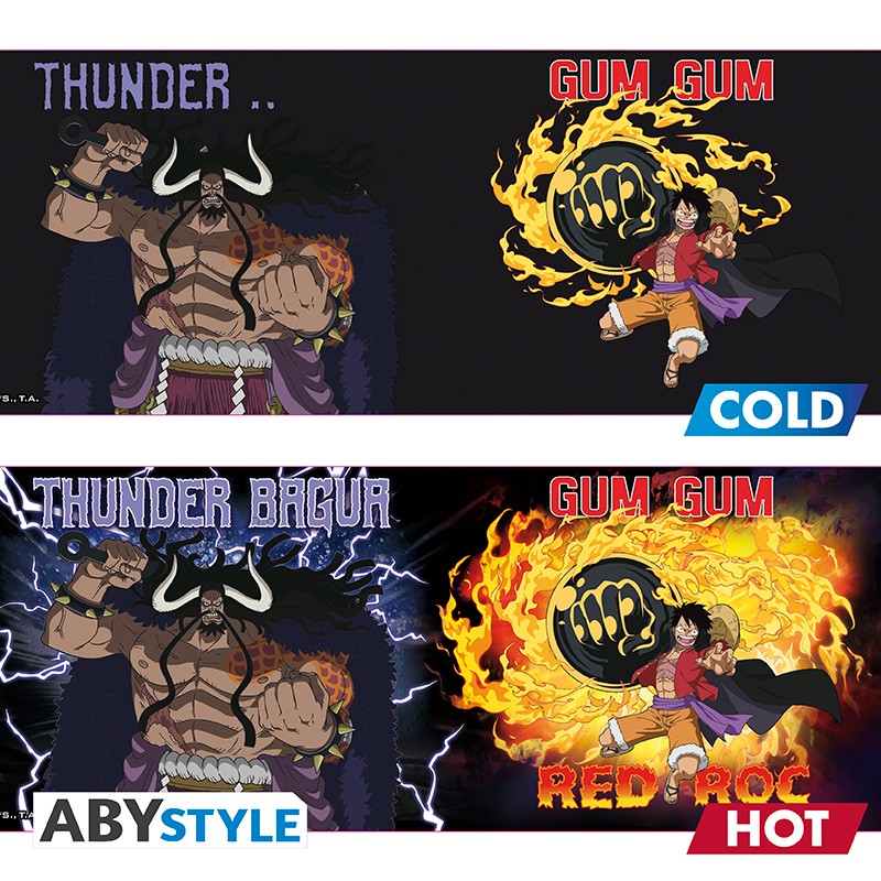 ONE PIECE Heat Change Mug Luffy vs Kaidou