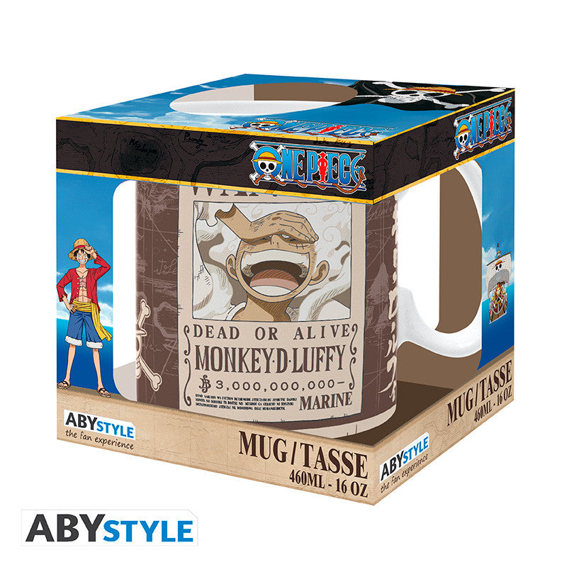 ONE PIECE Mug Big Size Luffy Wanted