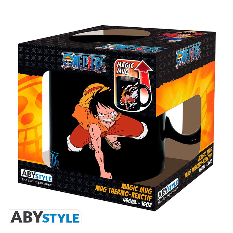 ONE PIECE Mug Heat Change 460 ml Luffy & Ace