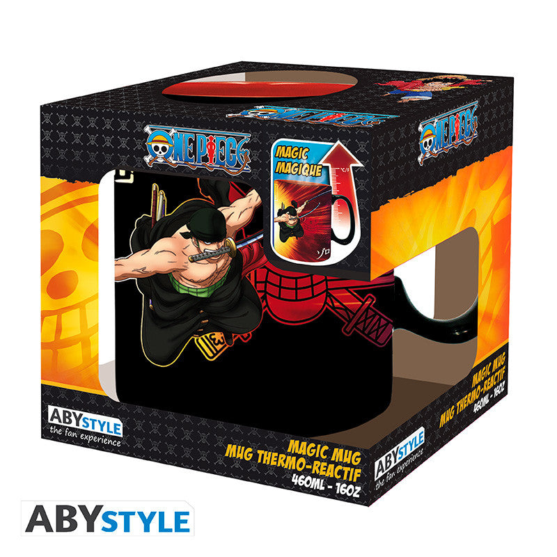 One Piece - Mug Heat Change - 460ml - Zoro & Sanji