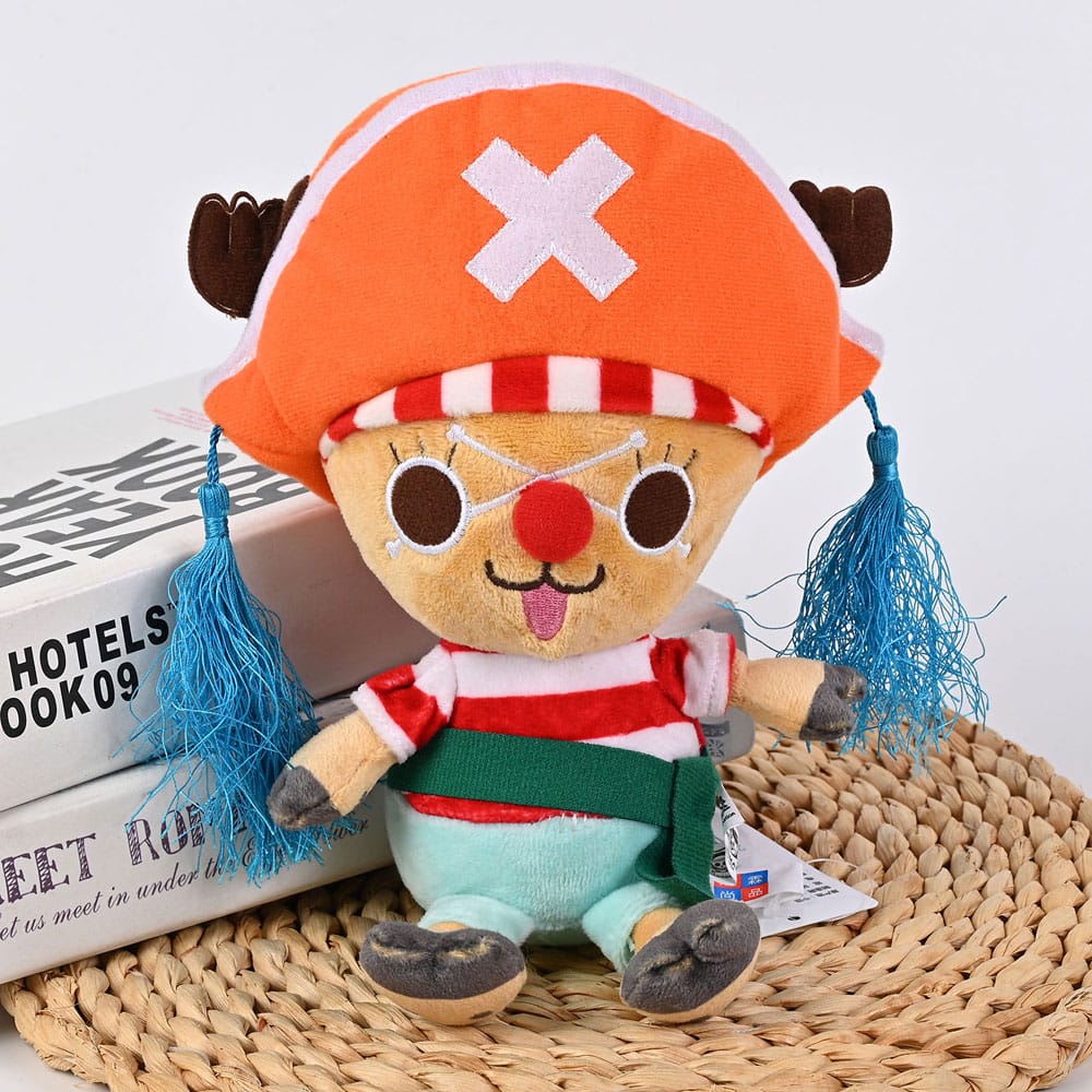 One Piece Peluche Figura Chopper X Buggy 20 Cm Sakami Merchandise