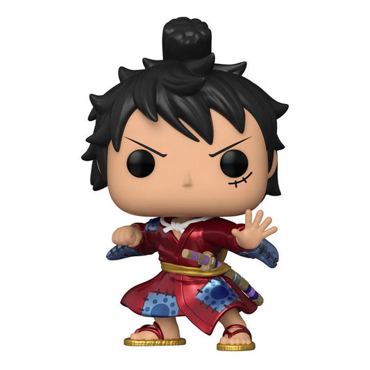 One Piece Pop! Animation Vinyl Figure Luffy In Kimono (mt) Exclusive 9 Cm